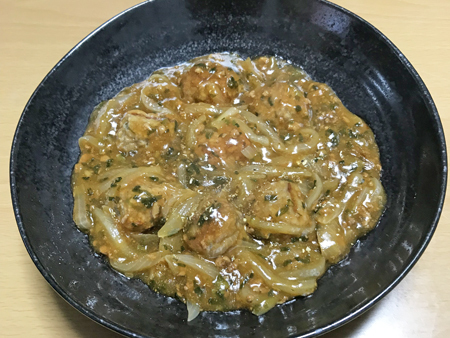 麻婆肉団子